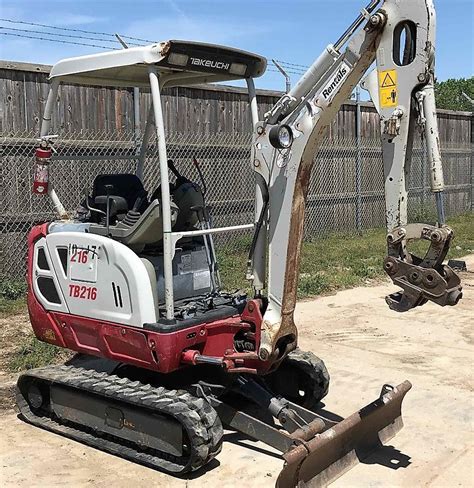 takeuchi tb216 mini excavator price